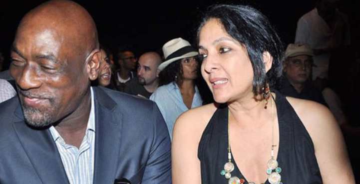 Vivian Richards and Neena Gupta